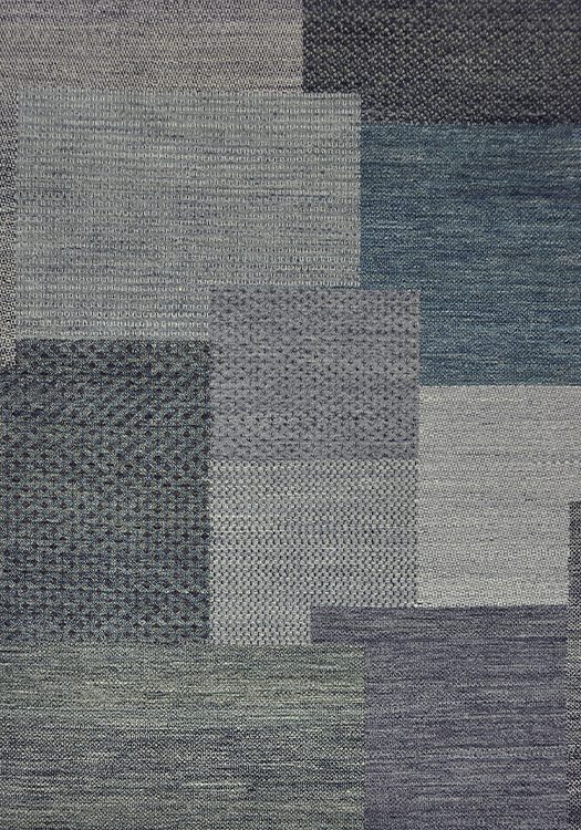 Bretti carpet, in the color blue, from the Shalimar collection. - Bretti vloerkleed, in de kleur blauw, uit de Shalimar collectie.