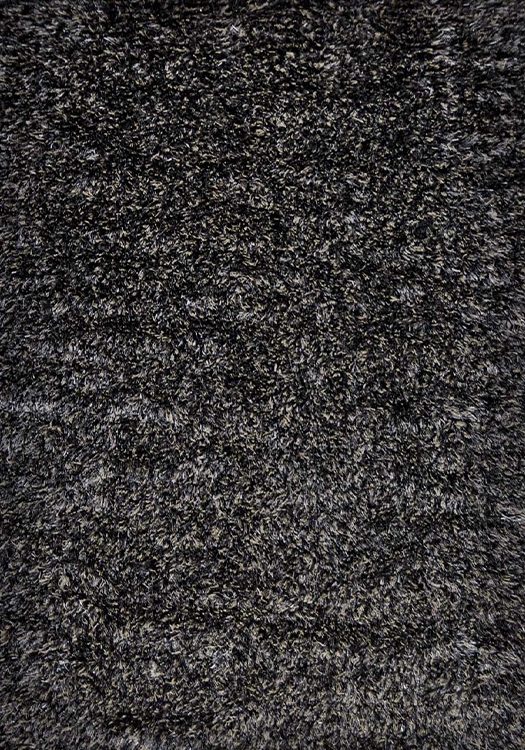 Porto carpet, in the color black and grey, from the Polyester Collection. - Porto vloerkleed, in de kleur zwart en grijs, uit de Polyester Collectie.
